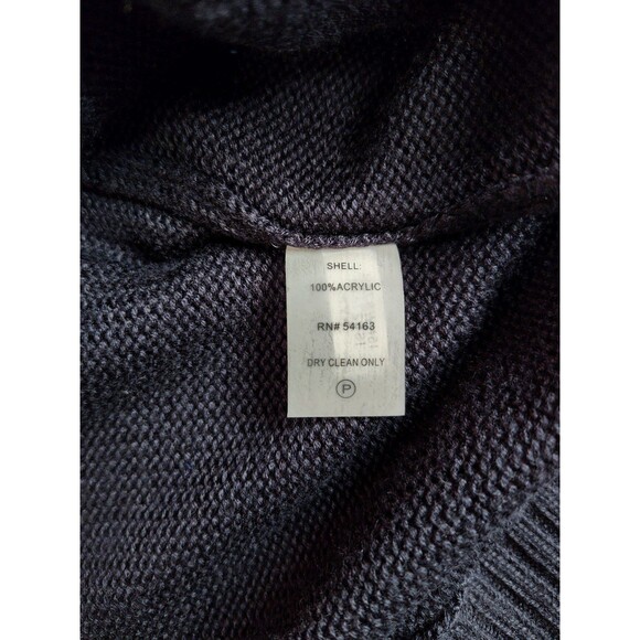 Women's Ivanka Trump Open Cardigan Sweater Navy Blue Small - Picture 6 of 6